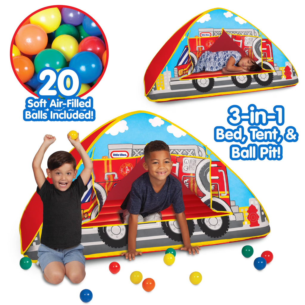 Fire Truck 3-in-1 Bed, Tent, & Ball Pit A838