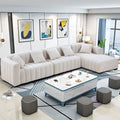 139" L Shaped Sectional Sofa with Ottoman D477350